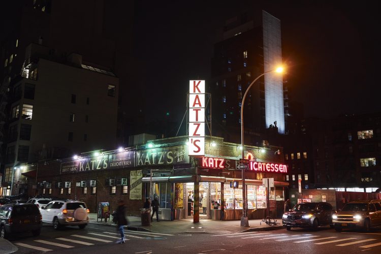 Katz's Delicatessen (est. 1888), a famous New York City restaurant, is known for its Pastrami sandwiches.