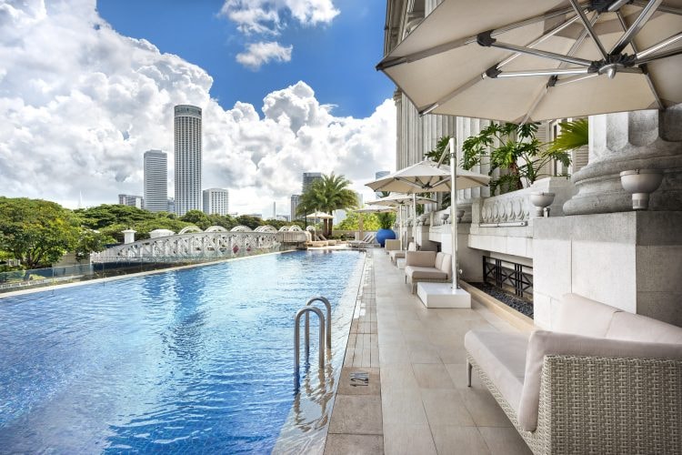 The Fullerton Hotel Singapore Infinity Pool