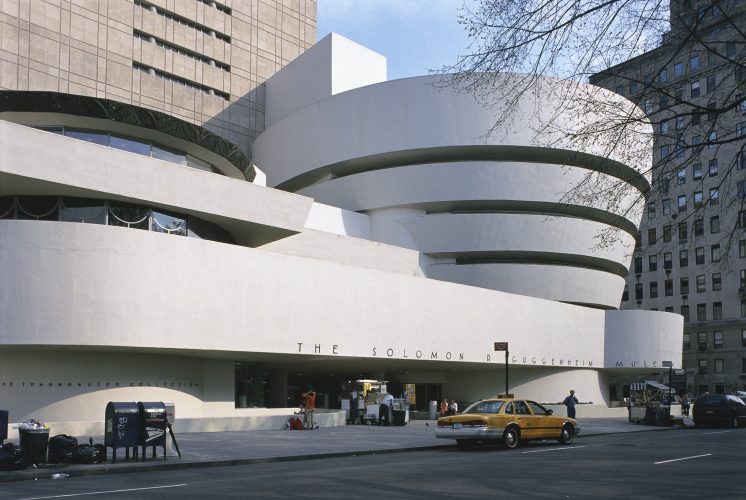 Solomon R. Guggenheim Museum, designed by Frank Lloyd Wright, New York, USA.