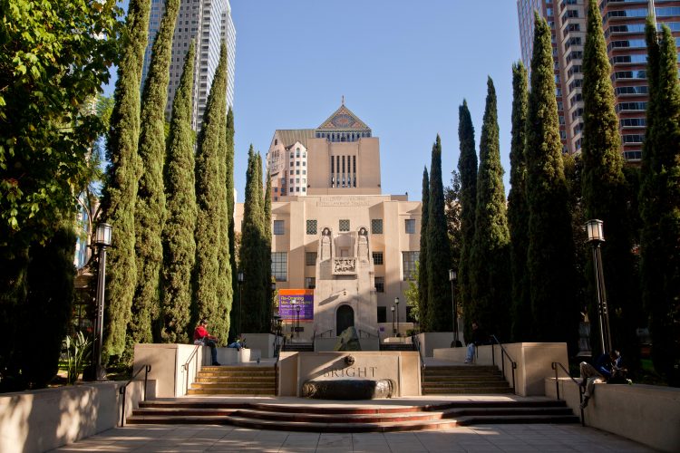 The Los Angeles Central Library, Downtown Los Angeles.