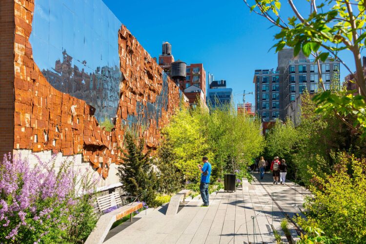 High Line Public Park, New York City. Image shot 2018. Exact date unknown.