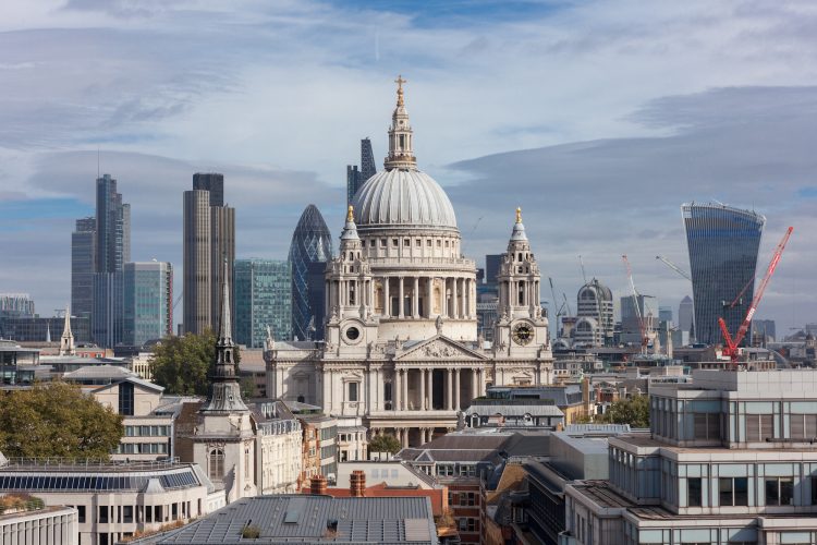 St Paul’s Cathedral is at the heart of the City of London