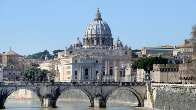 St Peter's Basilica and the Sistine Chapel in Rome, Italy