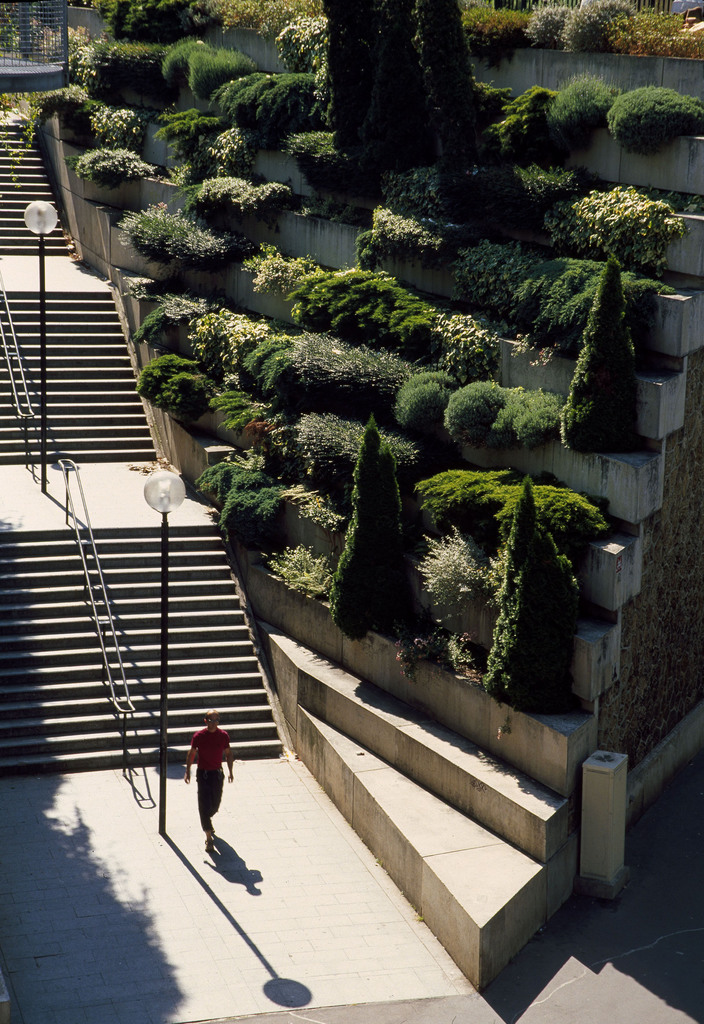 Stairs on The Promenade Plantee in Paris