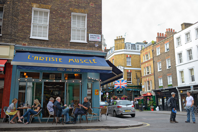 Shepherd Street Market, Mayfair, Westminster, London, England, UK, Europe