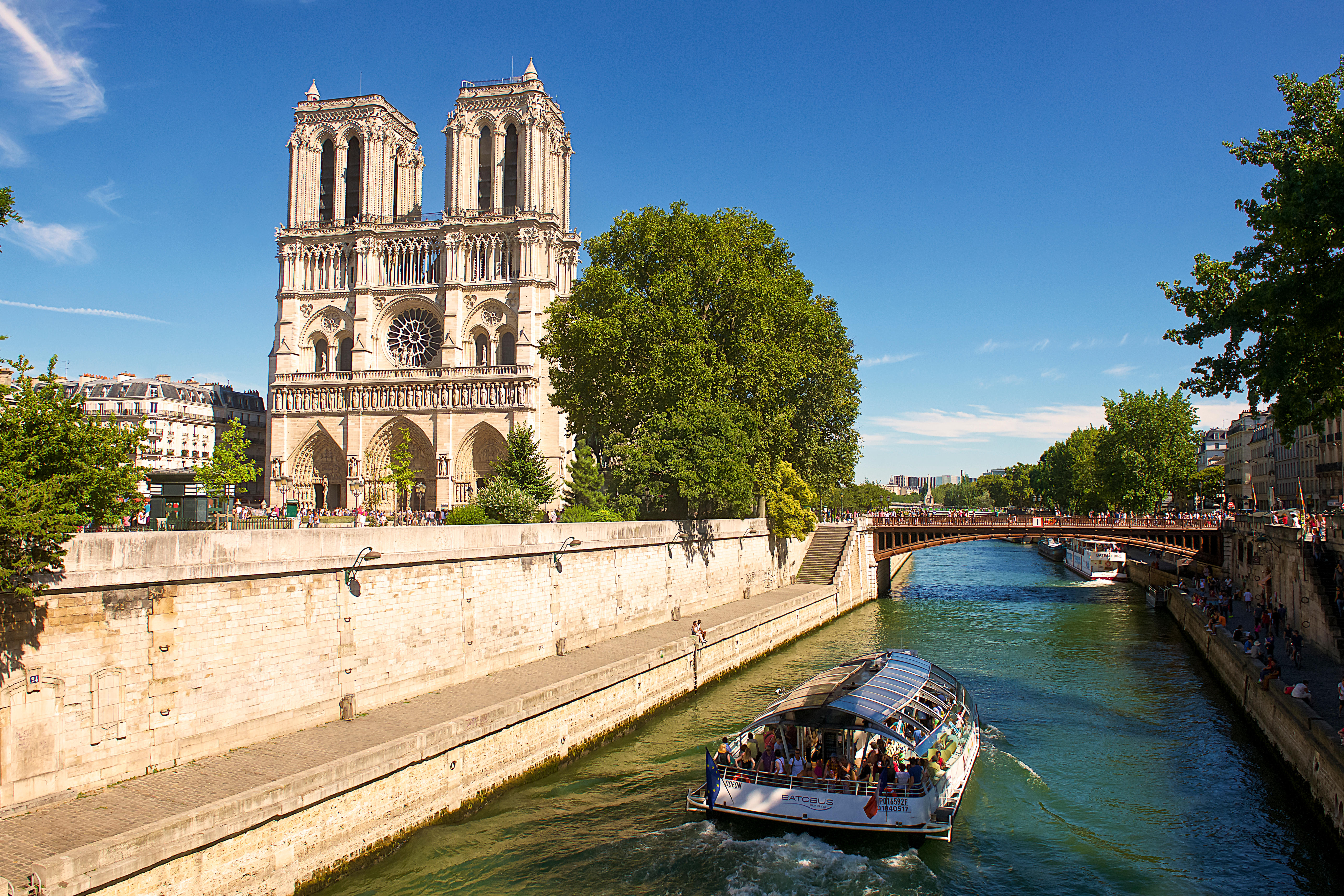 The Notre-Dame Cathedral is over 850 years old