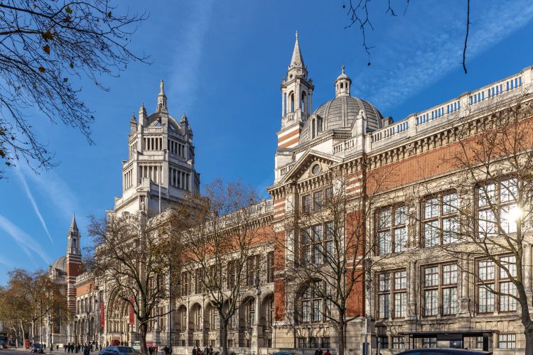 Victoria and Albert museum in Kensington, London.