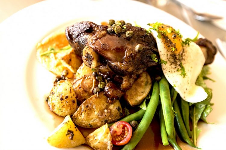 Country braised lamb shank