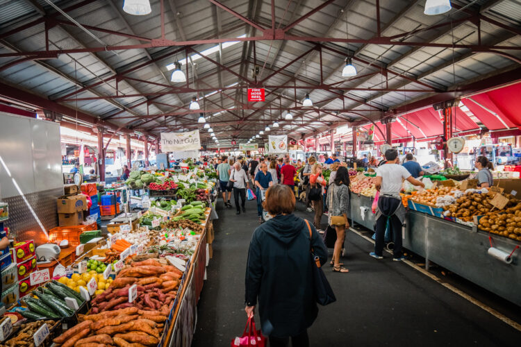Melbourne Queen Victoria market, the largest open air market in Australia
