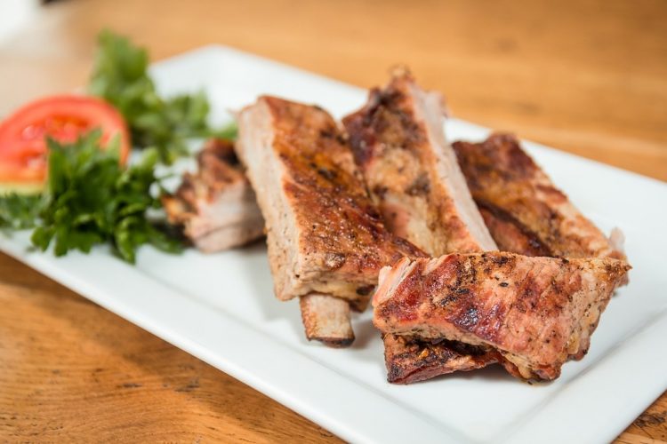Various pork dishes are available at the restaurant