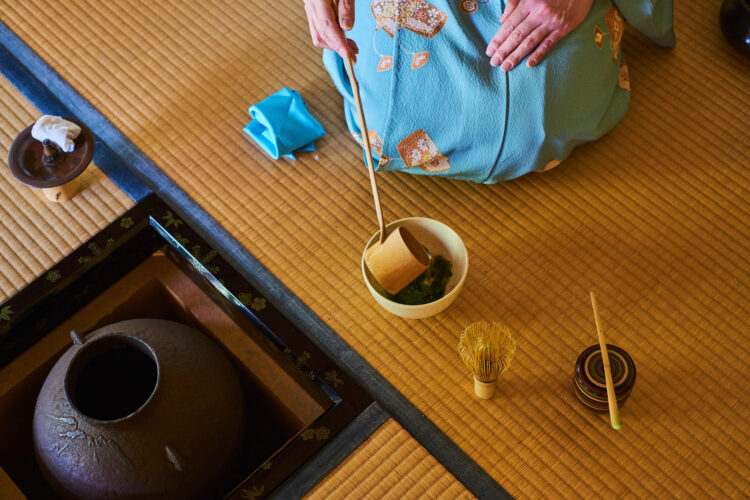 Tea ceremony, Kyoto.