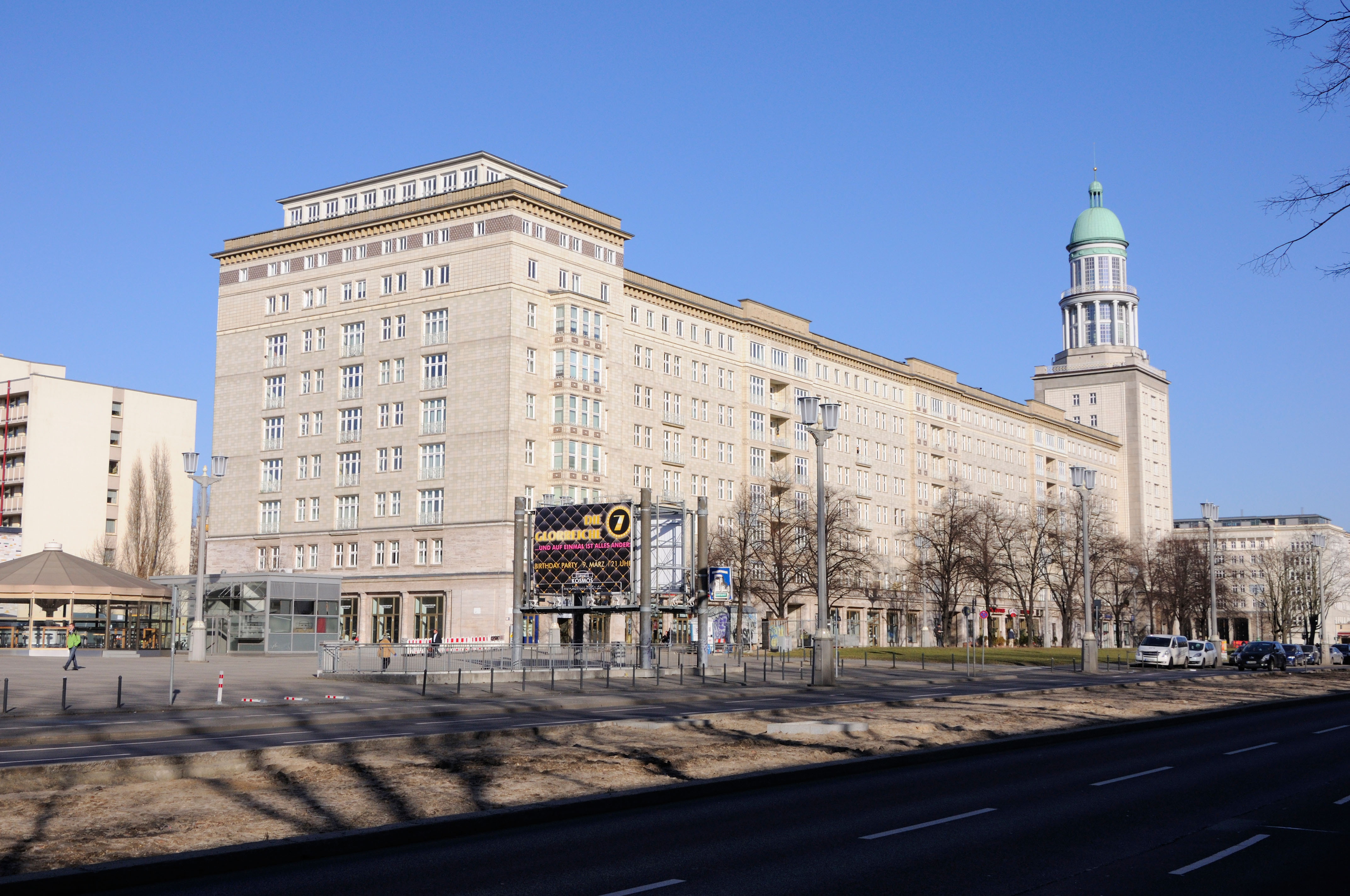 F Block North on Karl-Marx-Allee near Frankfurter Tor, Berlin, Germany.