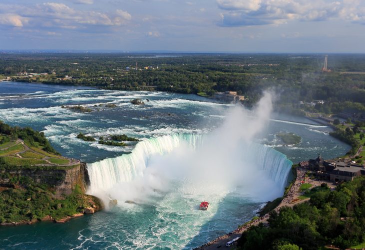Niagara Falls, aerial view, Canada