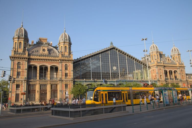Nyugati Palyaudvar the Budapest Western railway station