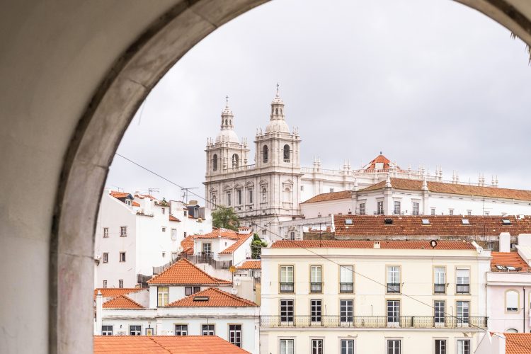 A window to the Monastery of Sao Vicente da Fora