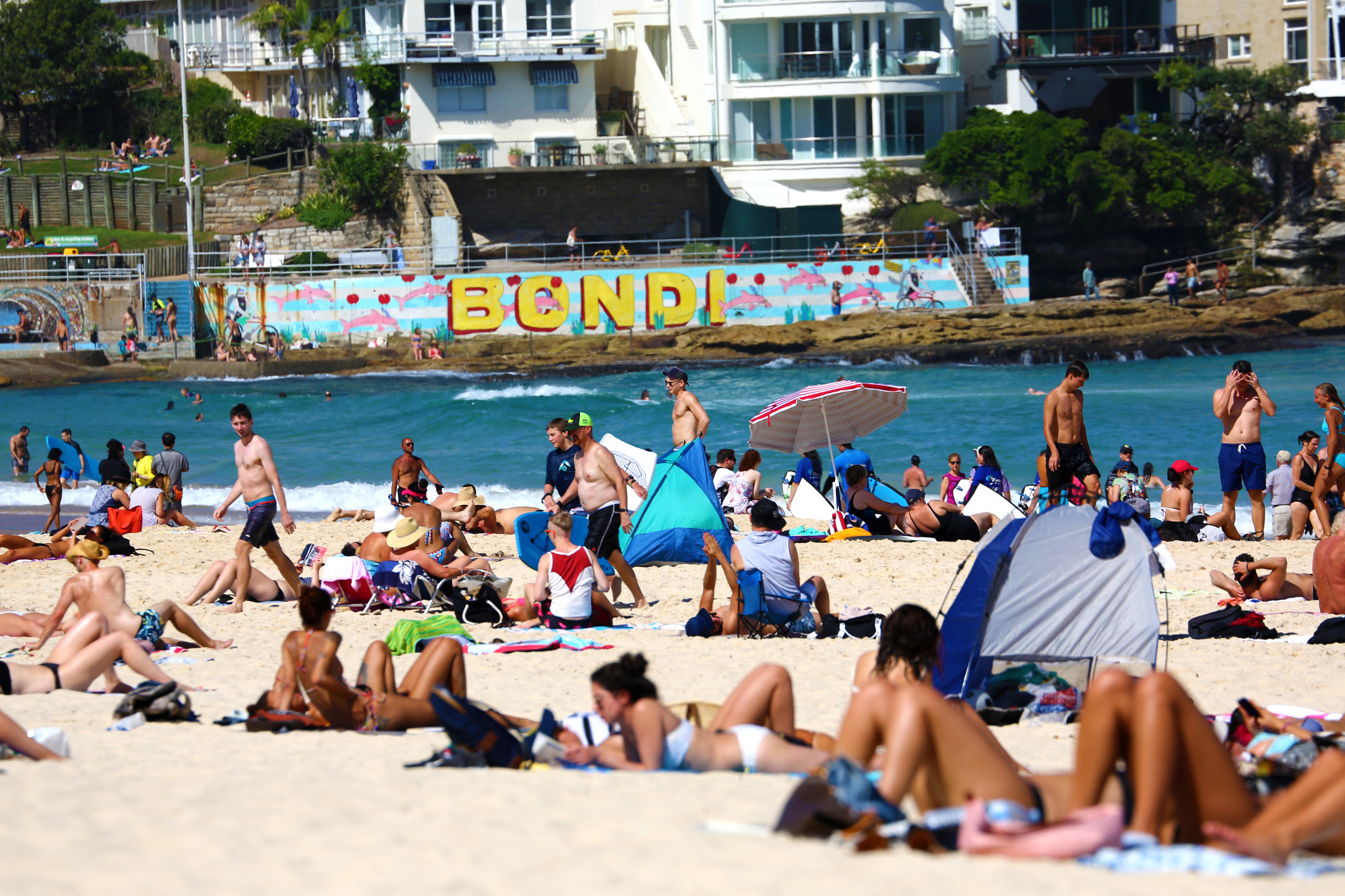 Catch some rays at Bondi Beach