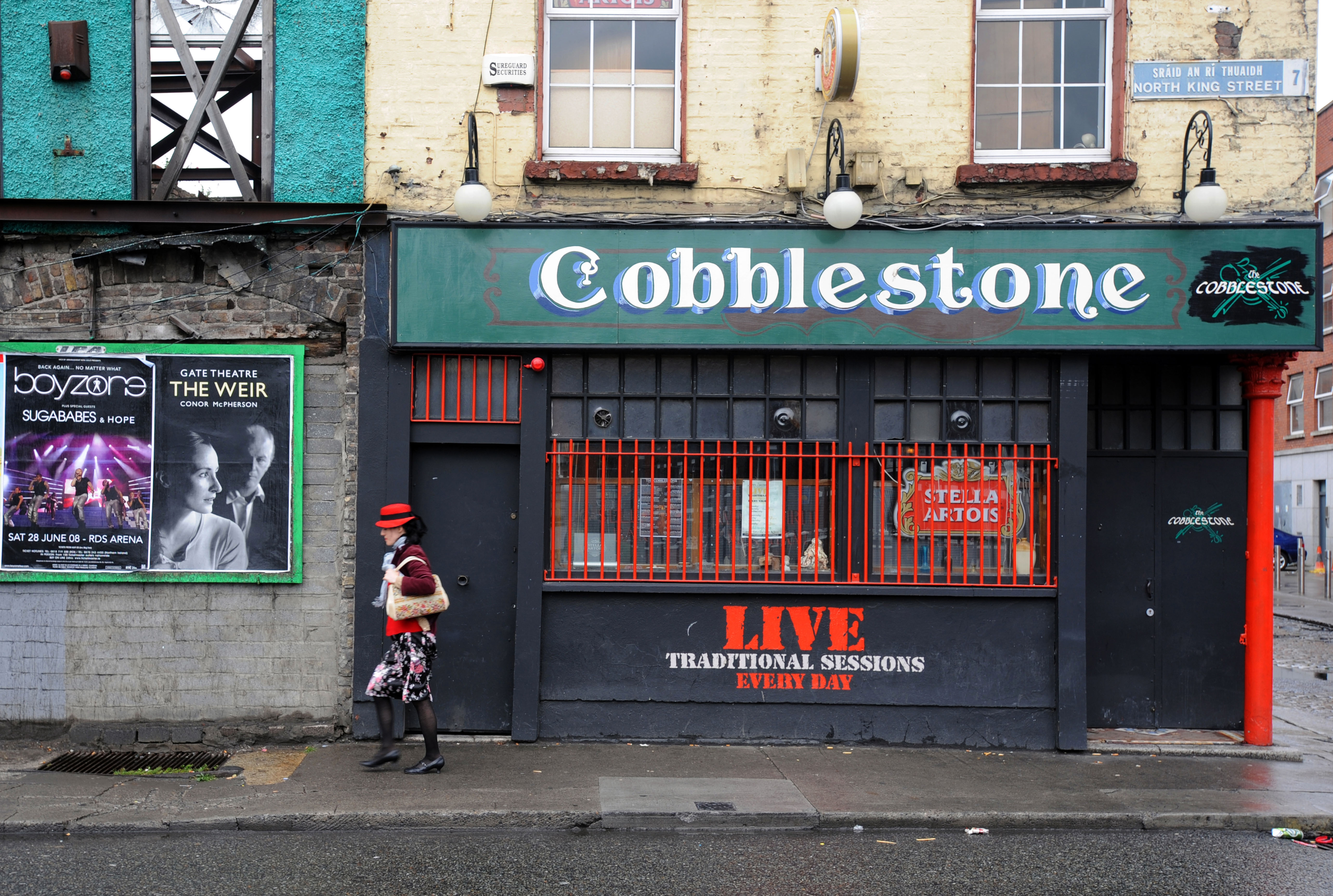 The Cobblestone pub in Smithfield Dublin Ireland. Image shot 07/2008. Exact date unknown.
