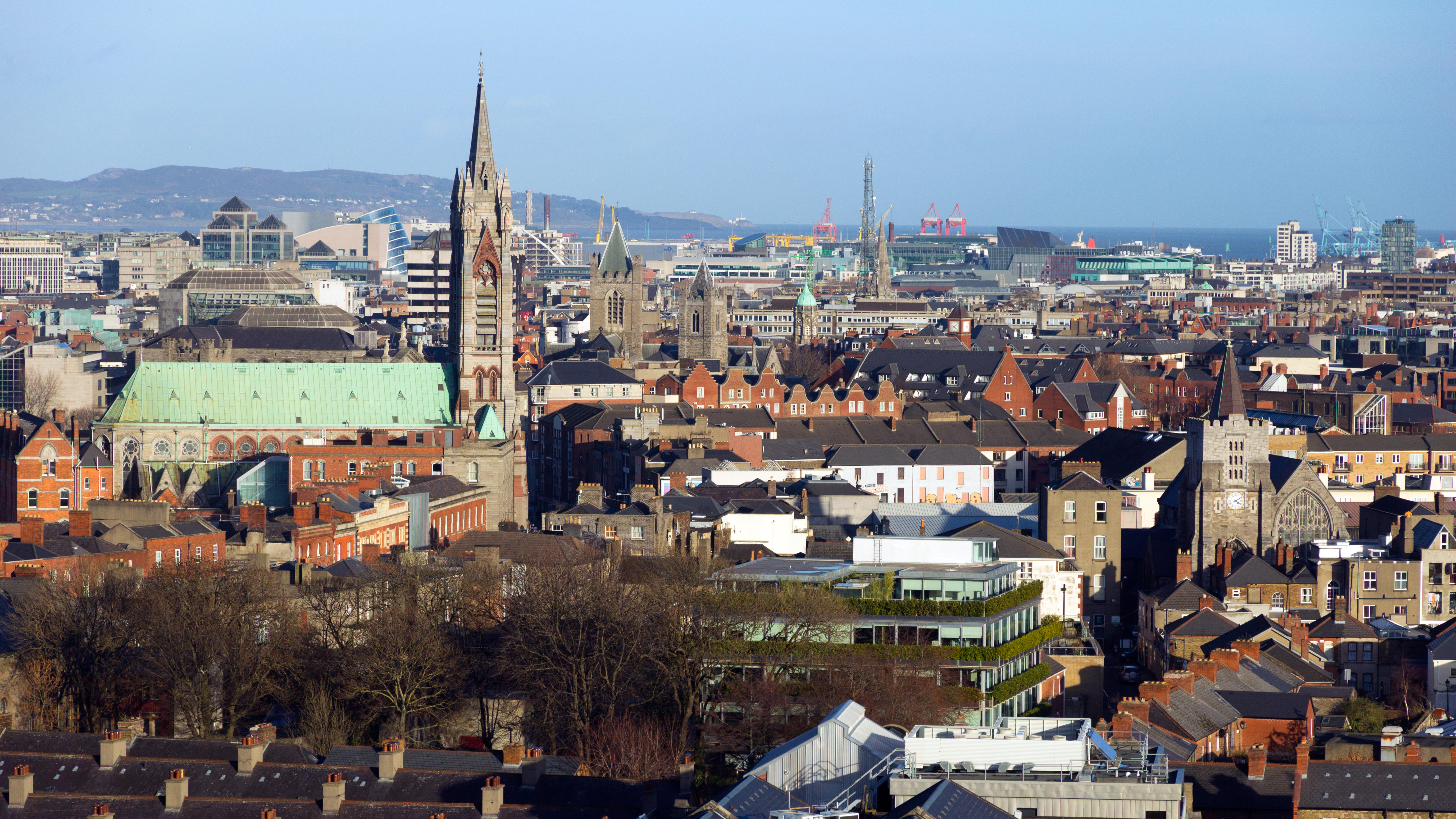 View over Dublin, Ireland