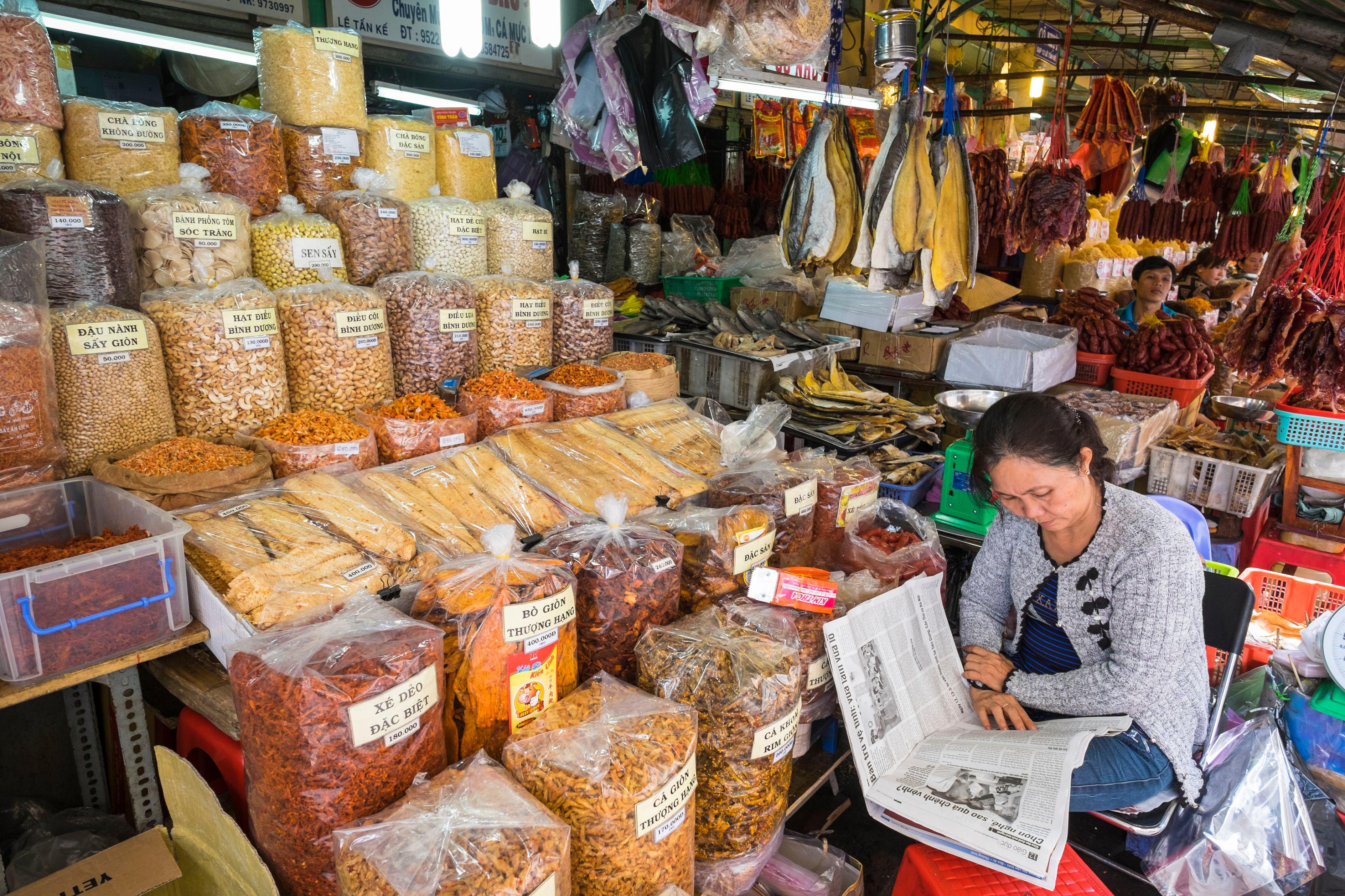 Vietnam, Southeast region, Ho Chi Minh City (Saigon), Cholon district, Binh Tay market