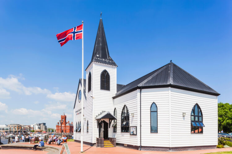 Wales, Cardiff, Cardiff Bay, Norwegian Church Arts Centre