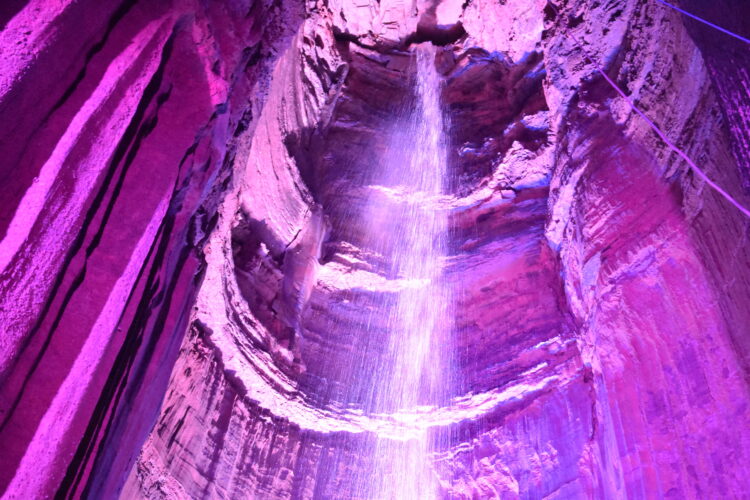 Ruby Falls in Chattanooga, Tennessee. Image shot 12/2016. Exact date unknown.